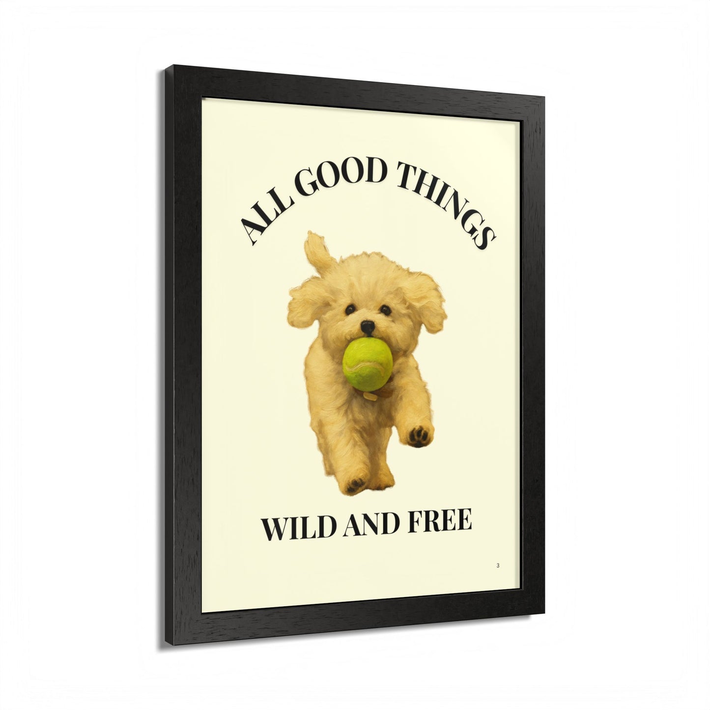 All Good Things Wild and Free Framed Pet Art Print Cutomized