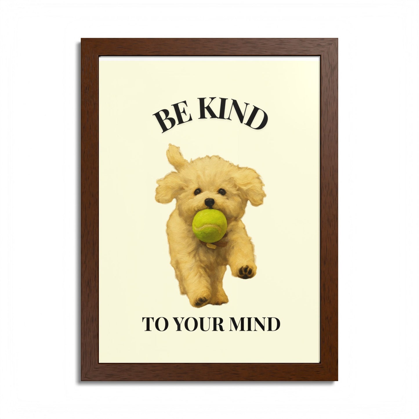 Framed Motivational Poster - Be Kind to Your Mind