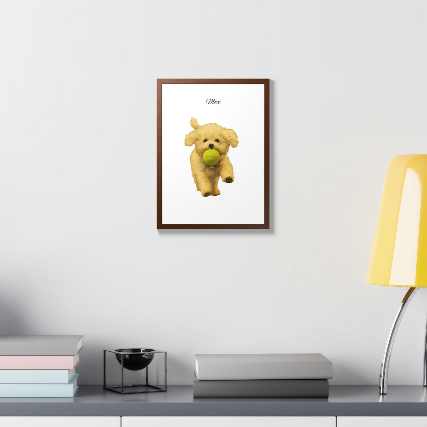 Personalized Pet Framed Poster Unique Wall Art