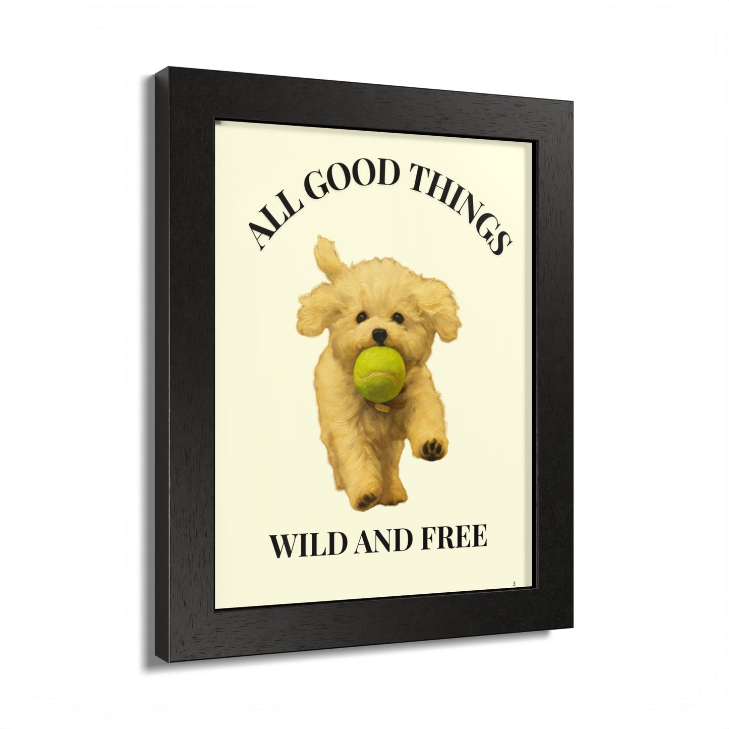 All Good Things Wild and Free Framed Pet Art Print Cutomized