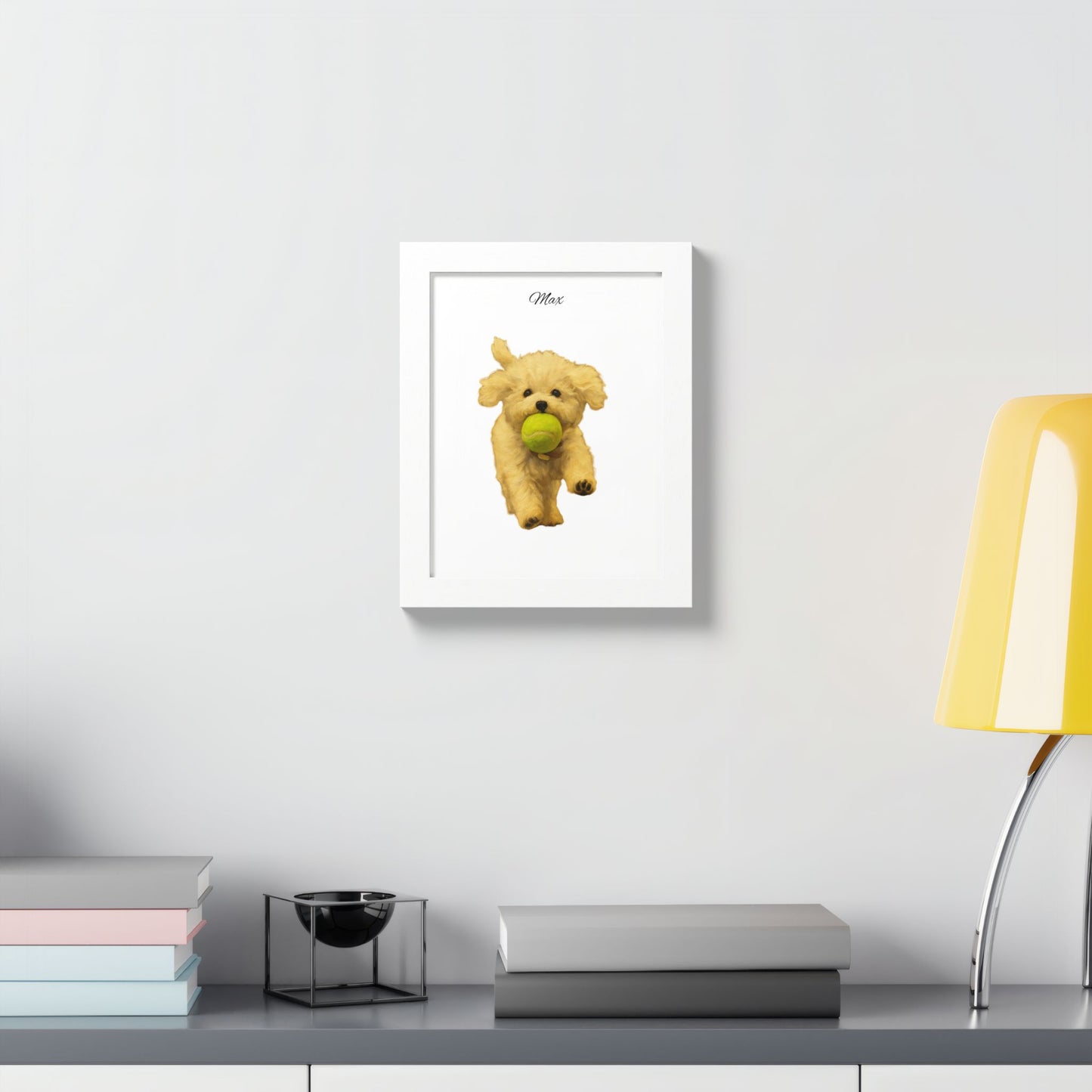 Personalized Pet Framed Poster Unique Wall Art