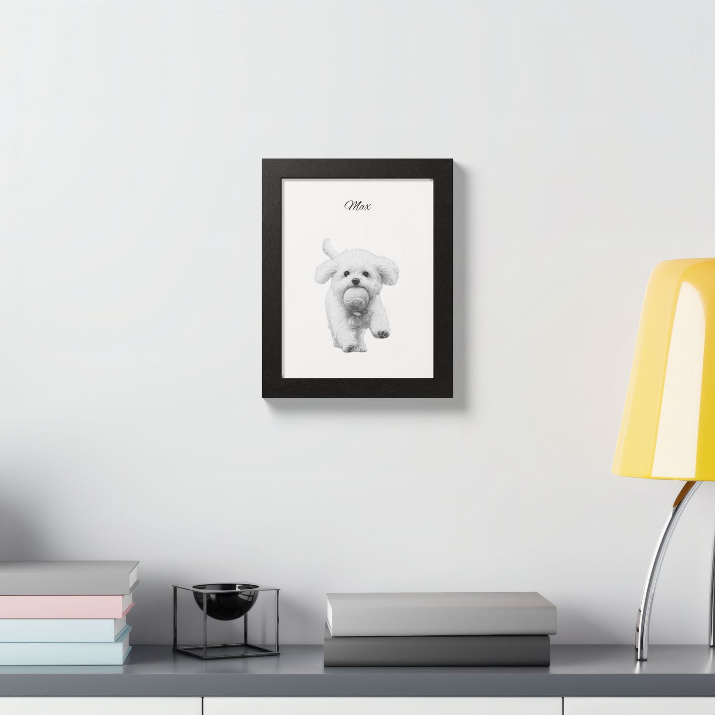 Personalized Pet Photo Framed Poster