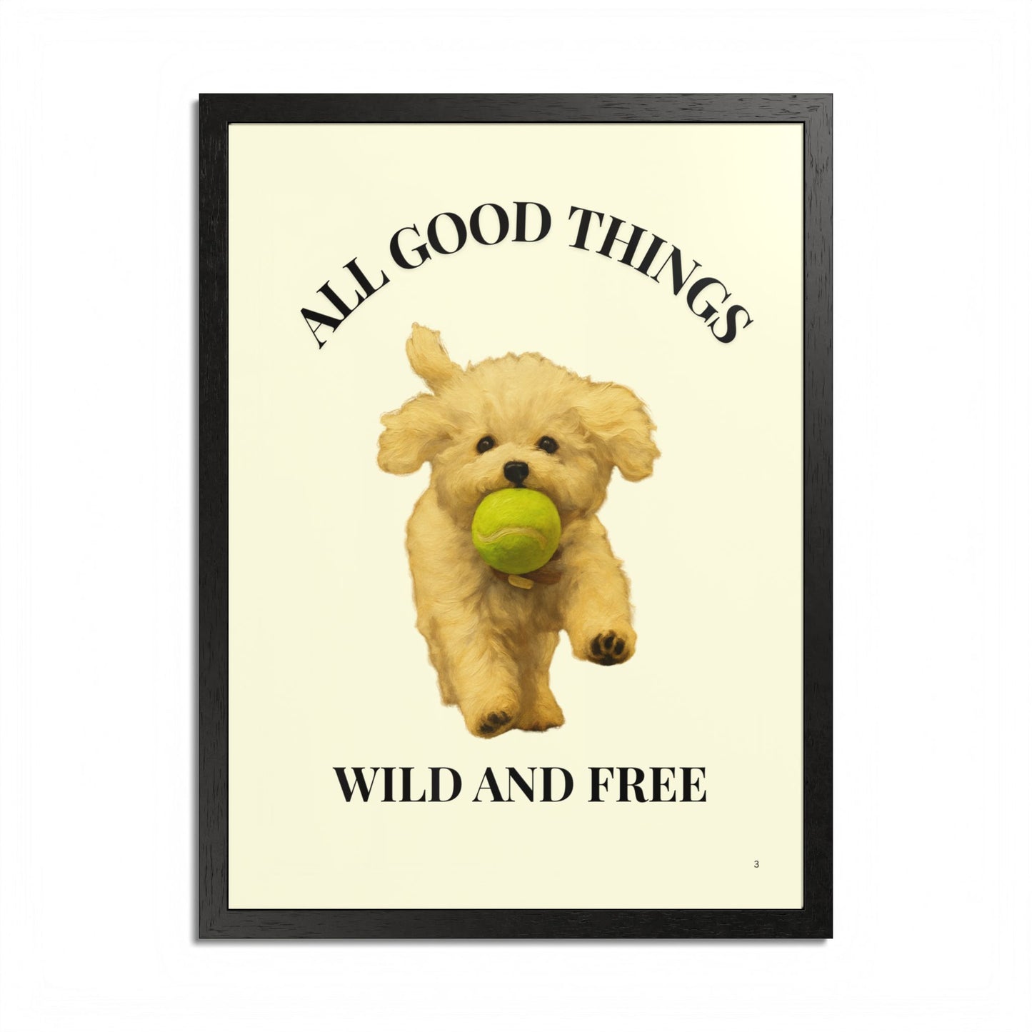 All Good Things Wild and Free Framed Pet Art Print Cutomized