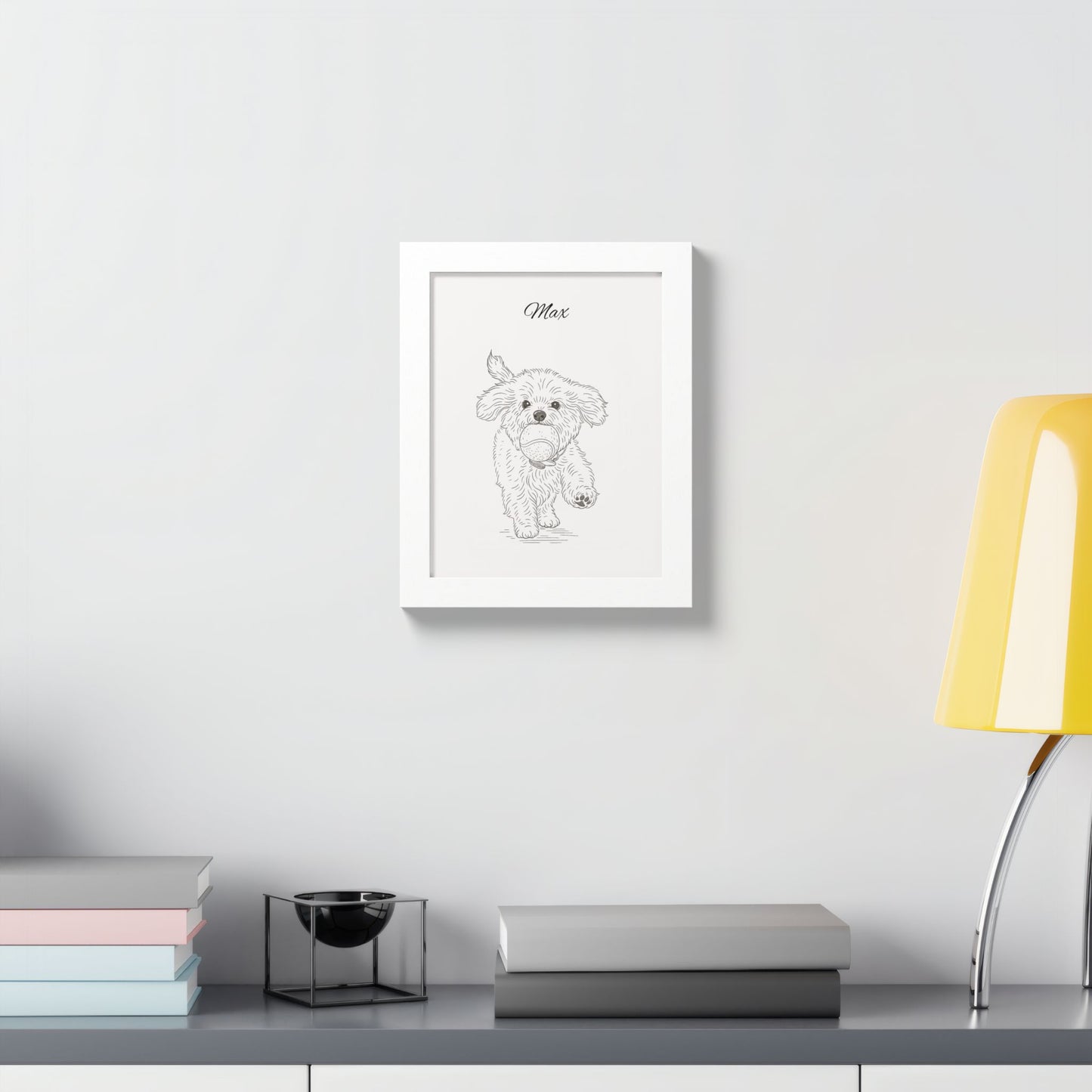 Personalized Poster Custom Pet Pencil Sketch Art