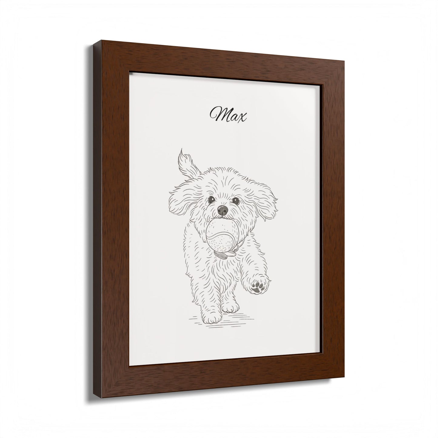 Personalized Poster Custom Pet Pencil Sketch Art