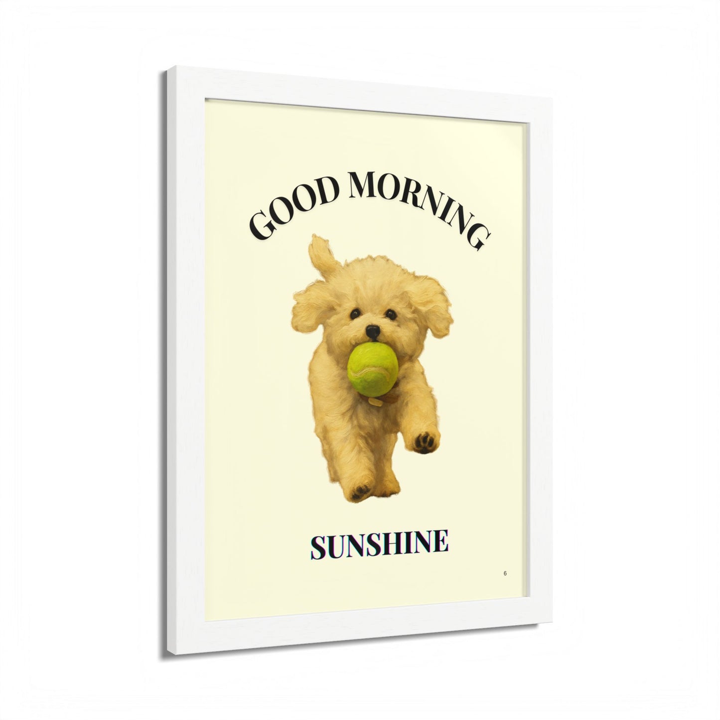 Framed Pet Poster Good Morning Sunshine Customized