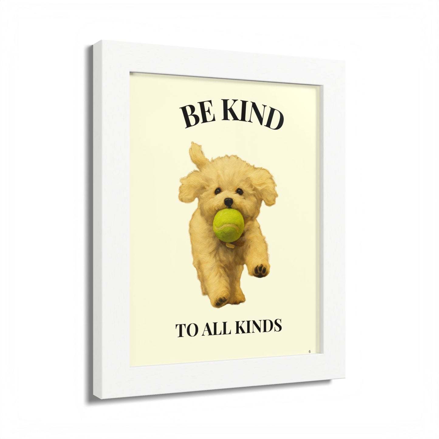 Be Kind to All Kinds Framed Pet Kindness Poster Inspiration