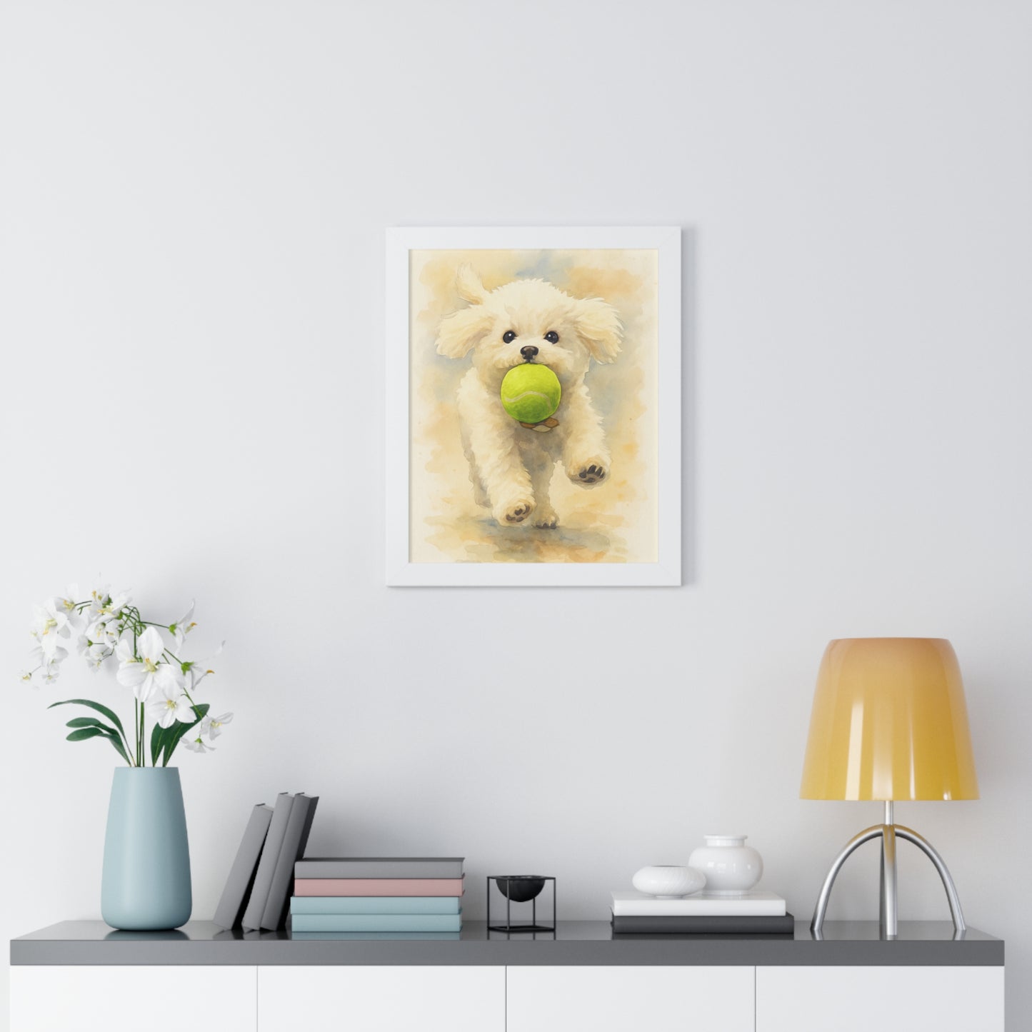 Framed Pet WaterColor Poster