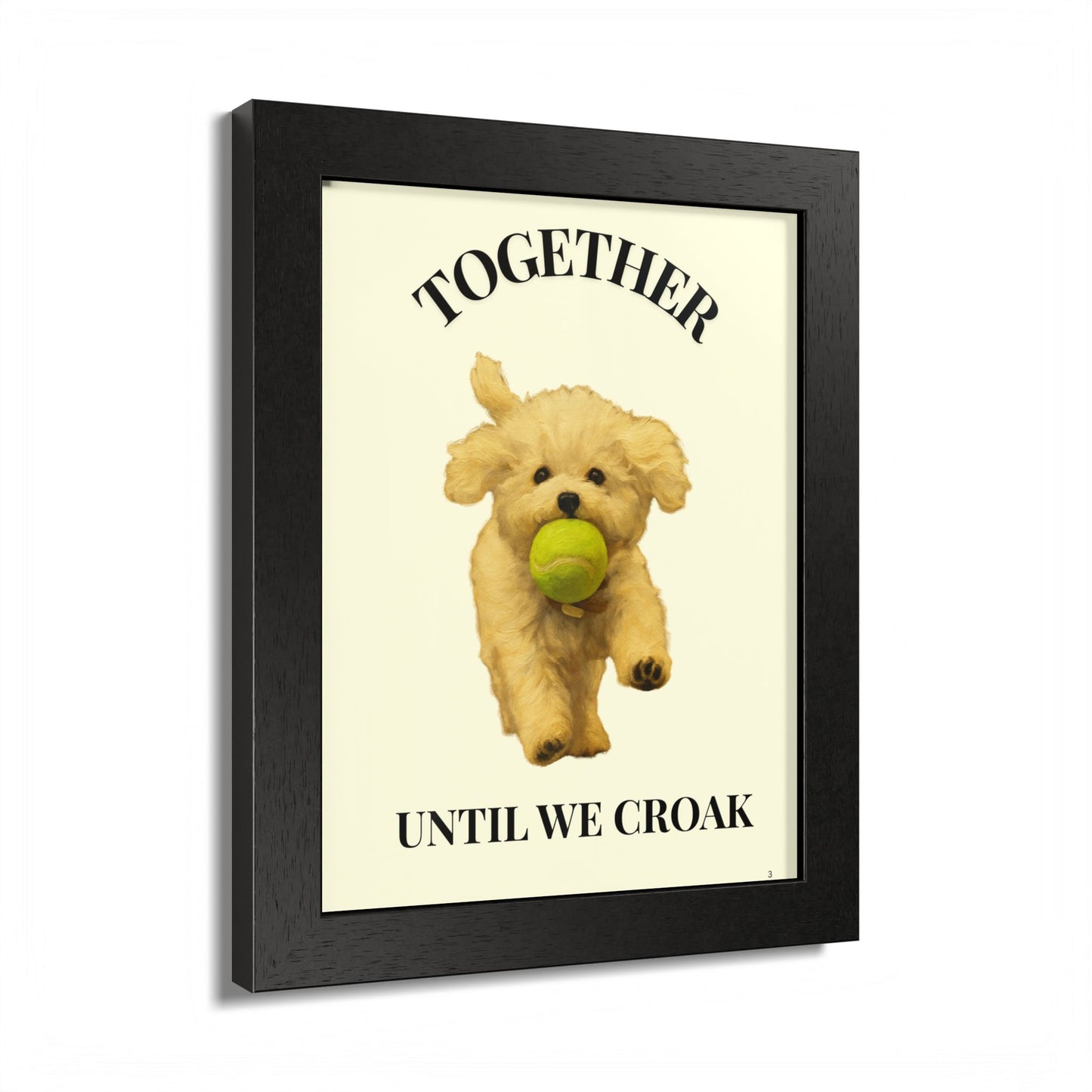 Together until we croak Pet Personalized Framed Poster