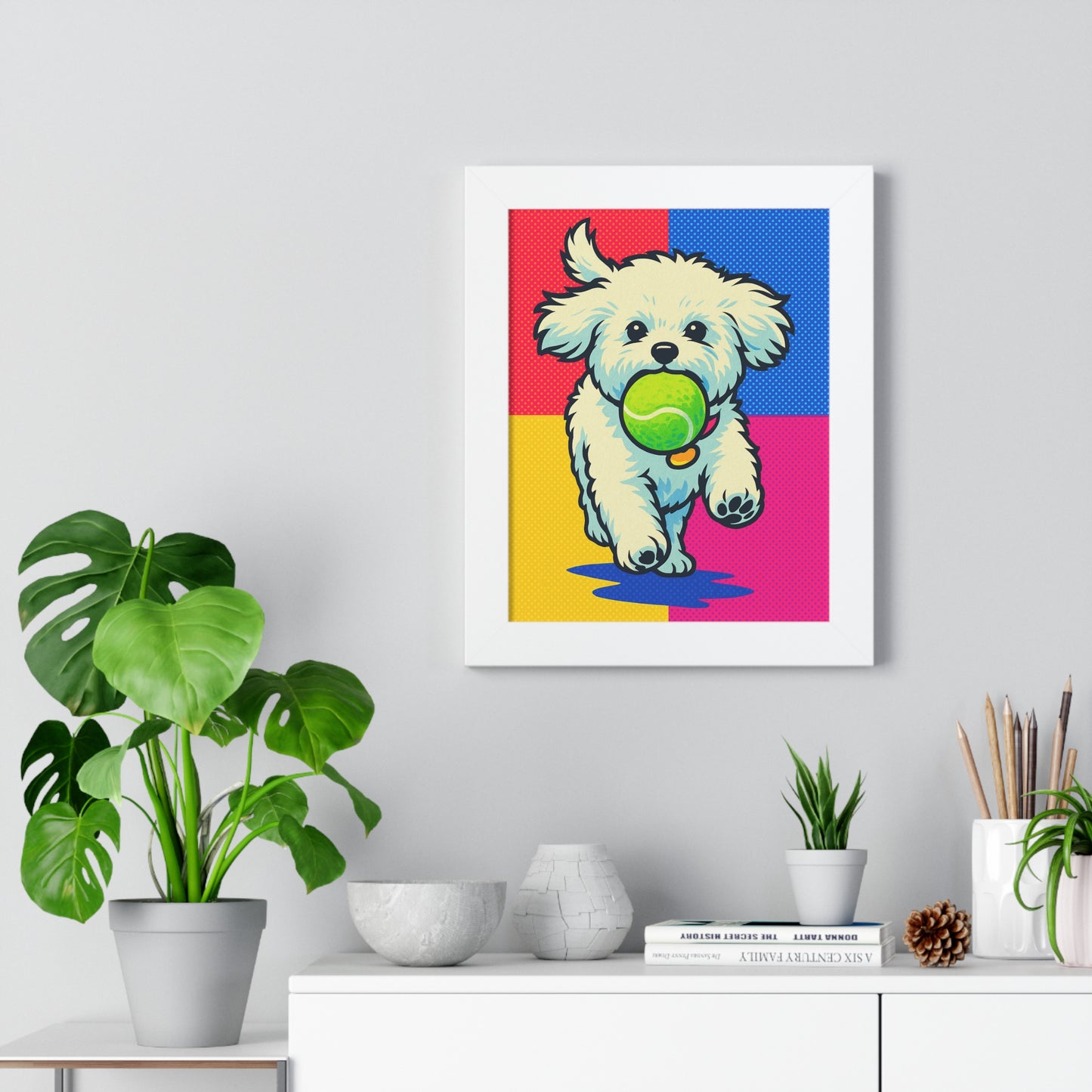 Pet Pop Art Framed Poster