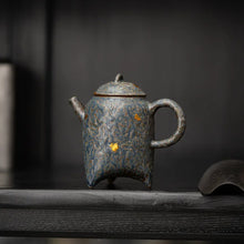 Load image into Gallery viewer, Empty Silence Zhai Old Rock Mud Forget Chuan Pot Home Tea Tea Set Retro Bronze Glaze High-grade Can Be Raised Tea Pot Single Pot
