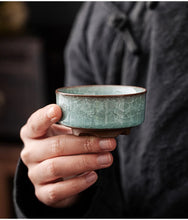 Load image into Gallery viewer, Ice Crackle Style Ceramic Tea Cup
