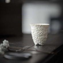 Load image into Gallery viewer, Handmade embossed auspicious cloud pattern master cup
