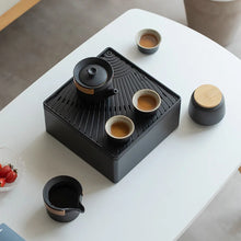 Load image into Gallery viewer, Portable Tea Set Quick Cup Outdoor Teapot Travel Small Set of Storage Box Teaware Kitchen Dining Bar Home Garden
