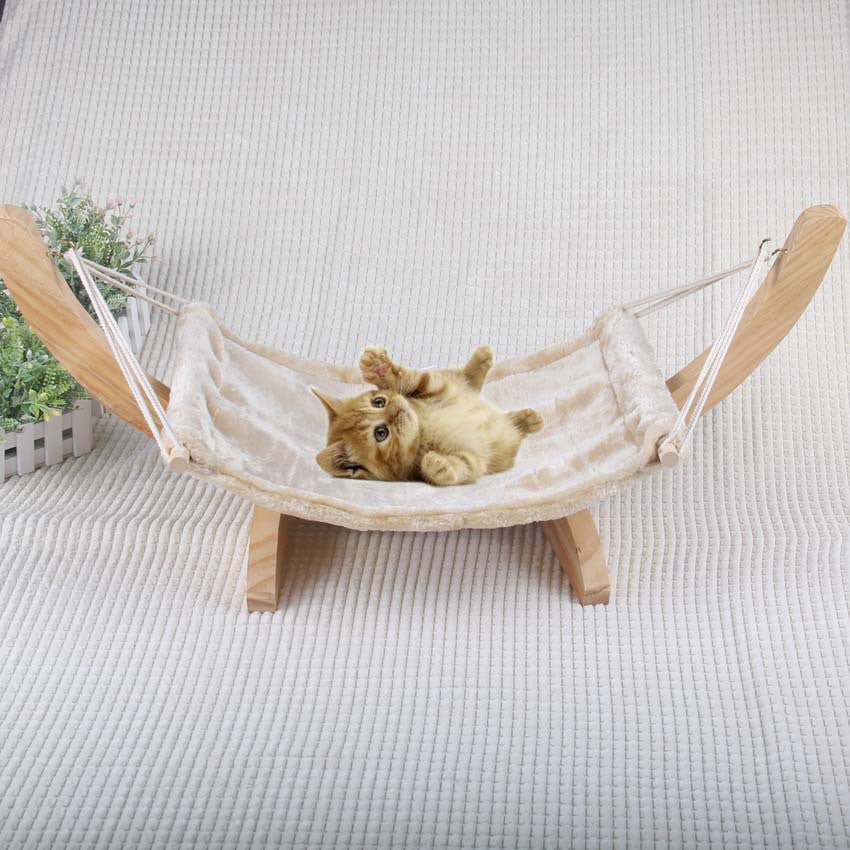 Soft Flock cat chair tree Hammock bed window cat cage hammock washable Cat Kitty wooden Bed mat Dogs litter hanging House