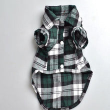 Load image into Gallery viewer, Plaids Grid Checker Shirt Lapel Costume Dog Clothes
