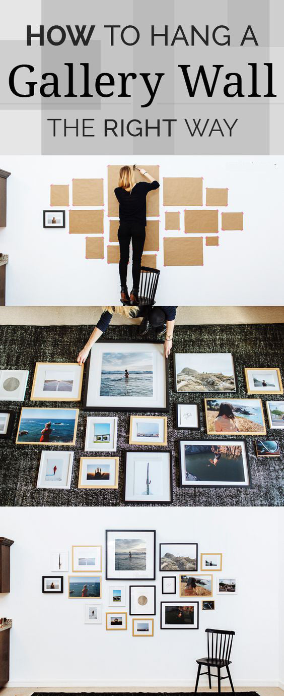 How to hang a gallery way the right way