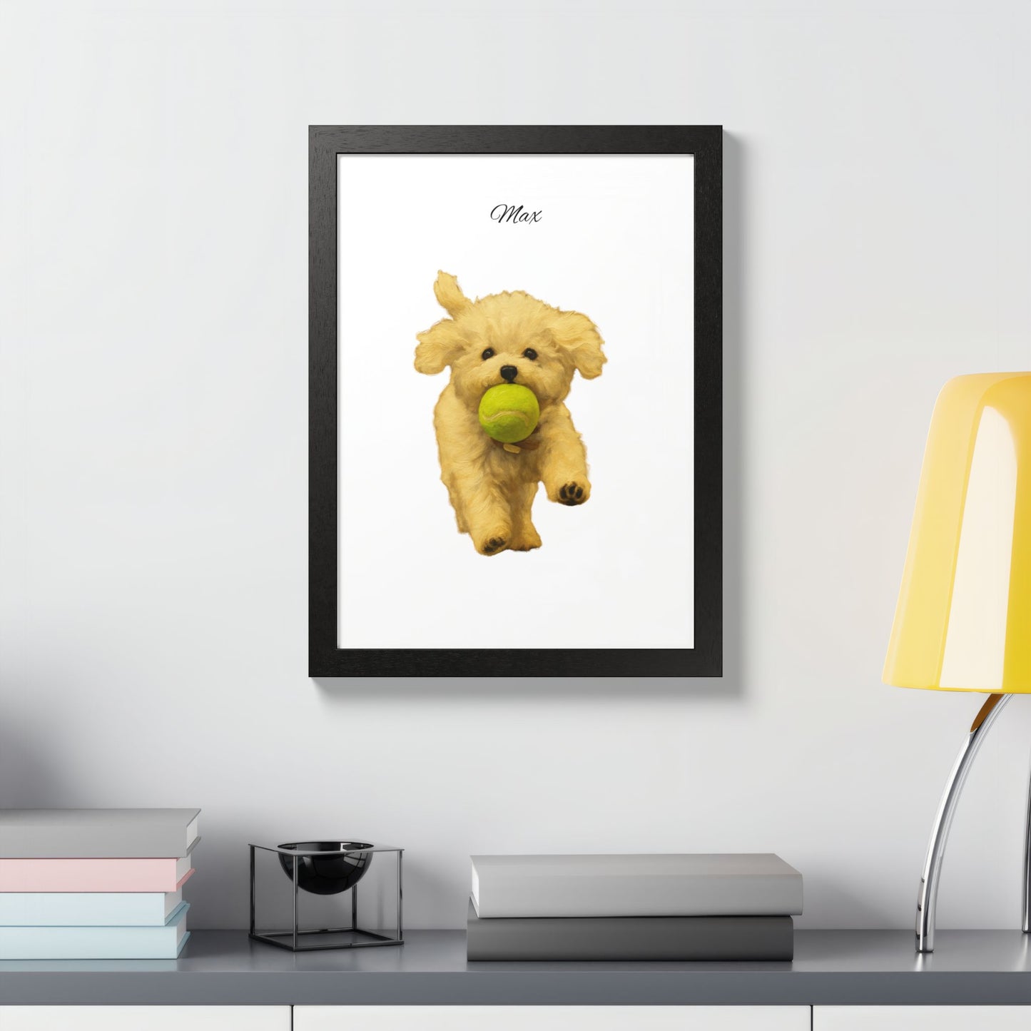 Personalized Pet Framed Poster Unique Wall Art