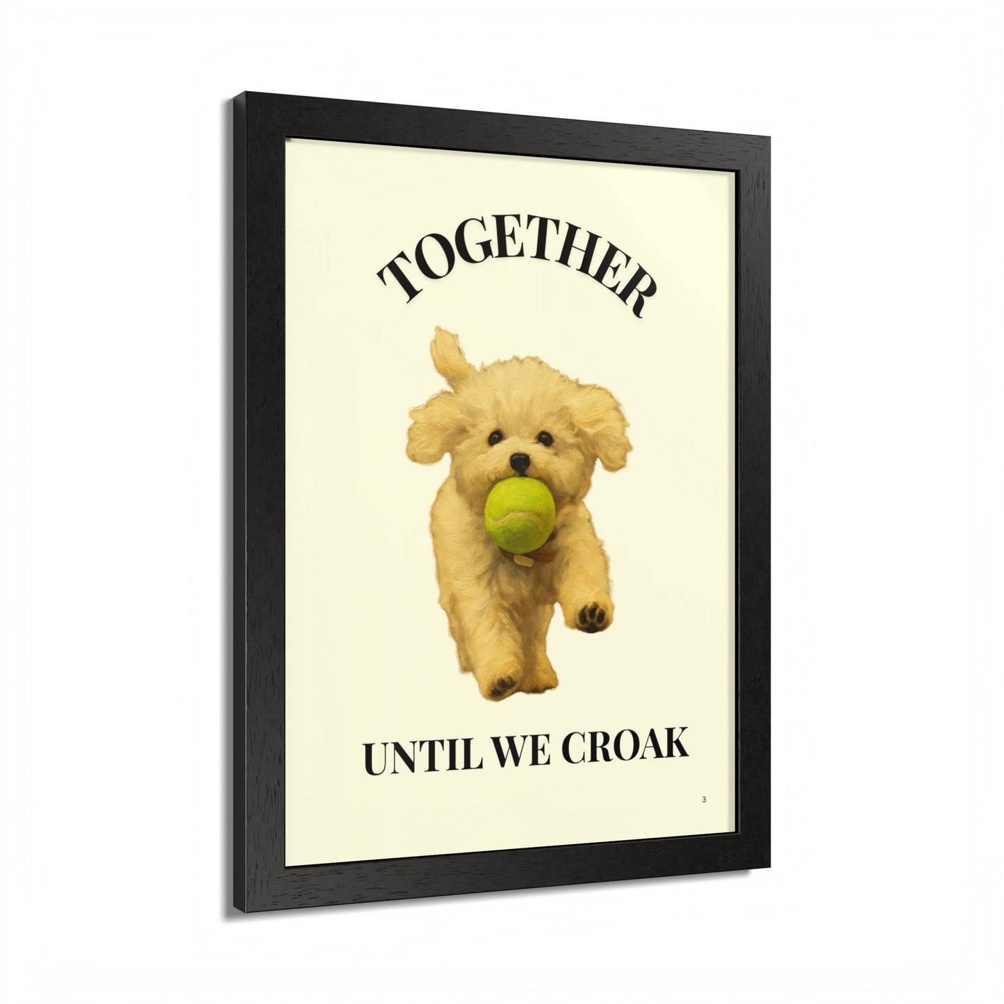 Together until we croak Pet Personalized Framed Poster
