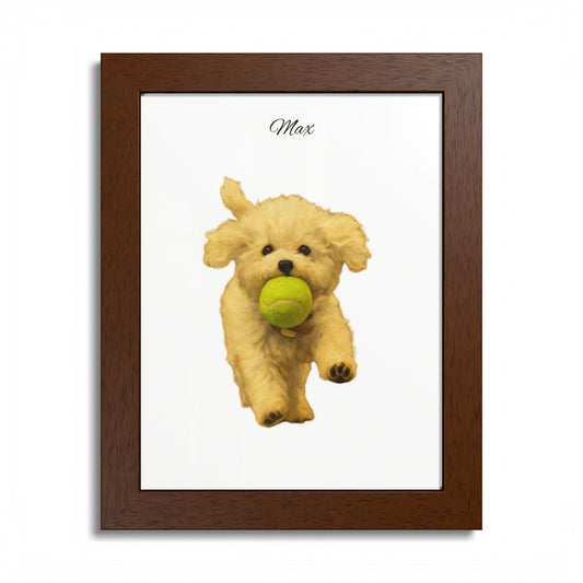 Personalized Pet Framed Poster Unique Wall Art