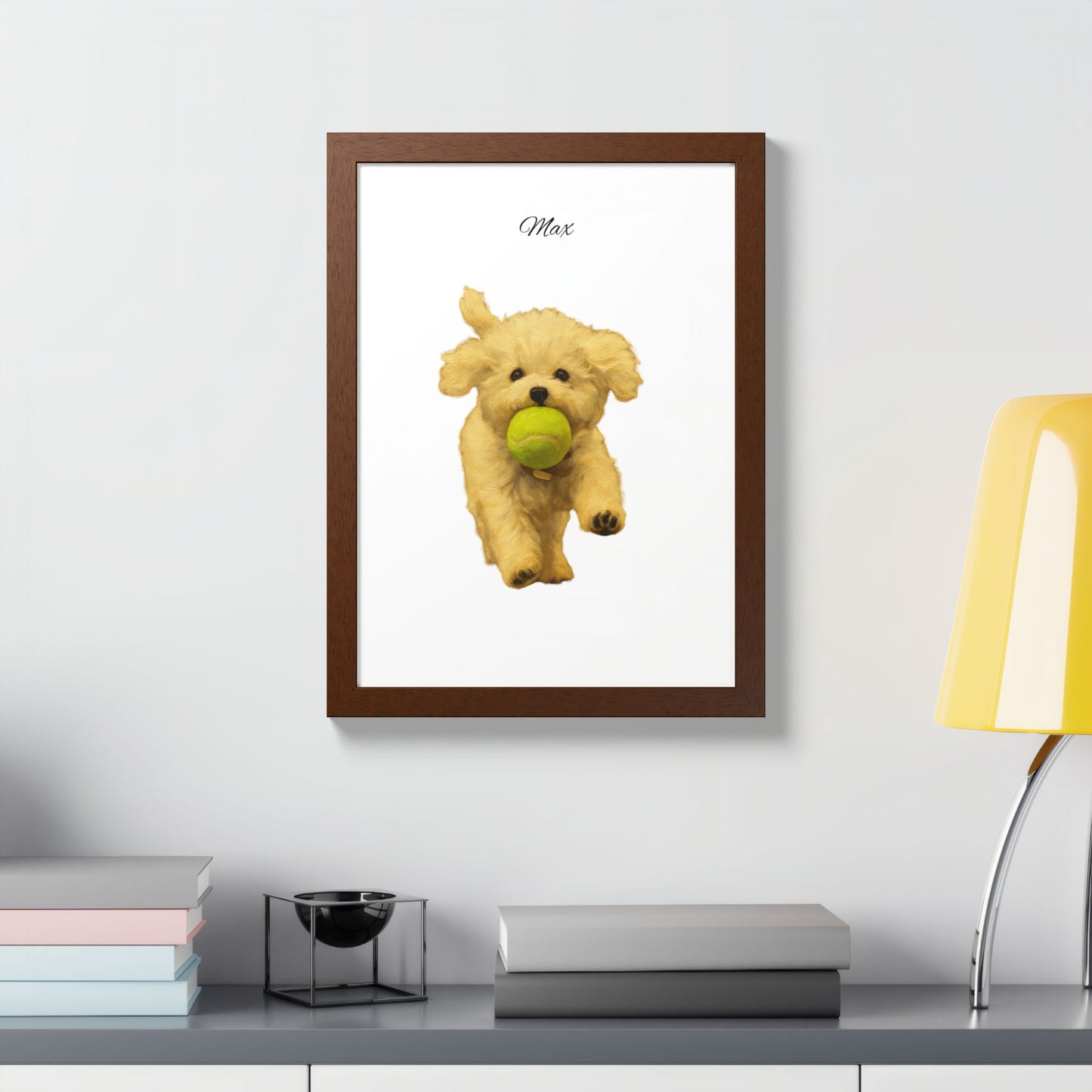 Personalized Pet Framed Poster Unique Wall Art