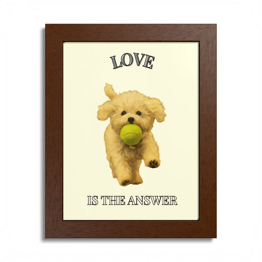 Framed Poster - Love is the Answer