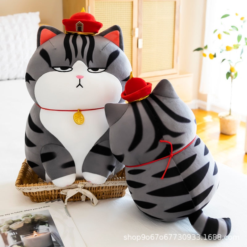 30-50cm Long Live My Emperor Cat Doll Plush Toy