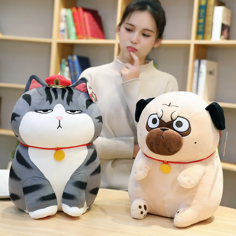 30-50cm Long Live My Emperor Cat Doll Plush Toy
