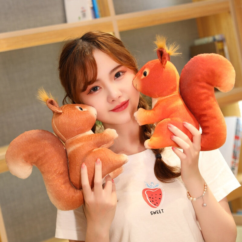 25cm Cute Squirrel Doll Kawaii Plush Toy