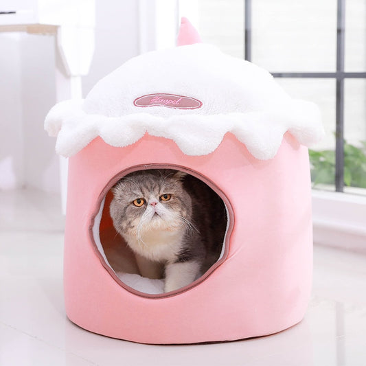 Cat Pink Bed