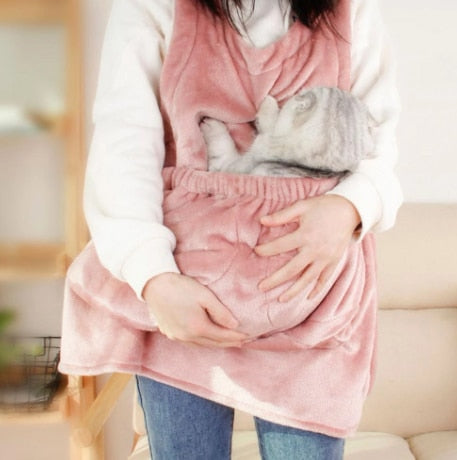Pet Pink Carrier Cat Dogs Hanging Chest Bag