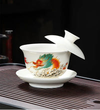 Load image into Gallery viewer, Dragon travel kung fu tea set porcelain tea cup set
