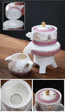 Load image into Gallery viewer, Chinese Tea Set Ceramic Travel Tea Set Teacup Porcelain Tea Pot And Cup Set  Kung Fu Teaset
