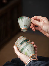 Load image into Gallery viewer, Handmade ceramic hand-painted single cup tea
