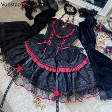 Load image into Gallery viewer, Gothic Lolita Dress Vintage Sweet Witch Vampire Punk
