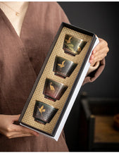 Load image into Gallery viewer, Crane Tea Cup Single Cup Ceramic Kung Fu Tea
