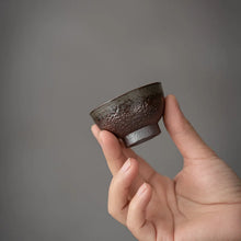 Load image into Gallery viewer, Raw ore coarse pottery tea cup
