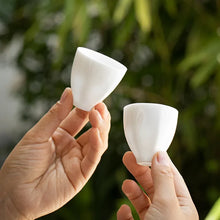 Load image into Gallery viewer, 6pcs Package Ceramic Single Cup Set Small Tea Kung Fu Japanese Jade Porcelain Bowl Dehua White Master Teaware Kitchen Dining Bar
