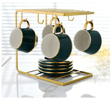 Load image into Gallery viewer, European Fashion Bone China Tea Set Teapot Tea Cup Set
