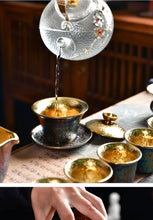 Load image into Gallery viewer, 24K Gold-plated Kung Fu Tea Set Tea Accessories
