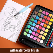 Load image into Gallery viewer, 63 Pcs Professional Watercolor Paint Set With Paint Brushes
