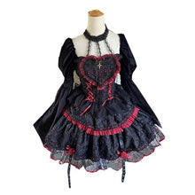 Load image into Gallery viewer, Gothic Lolita Dress Vintage Sweet Witch Vampire Punk
