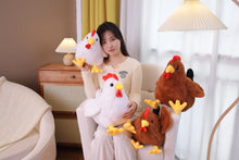 Load image into Gallery viewer, 30-40cm Kawaii White A Fat Rooster Stuffed Toy
