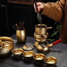 Load image into Gallery viewer, 8 pieces 24k Gold-plated Teaset Luxury Chinese Tea Set

