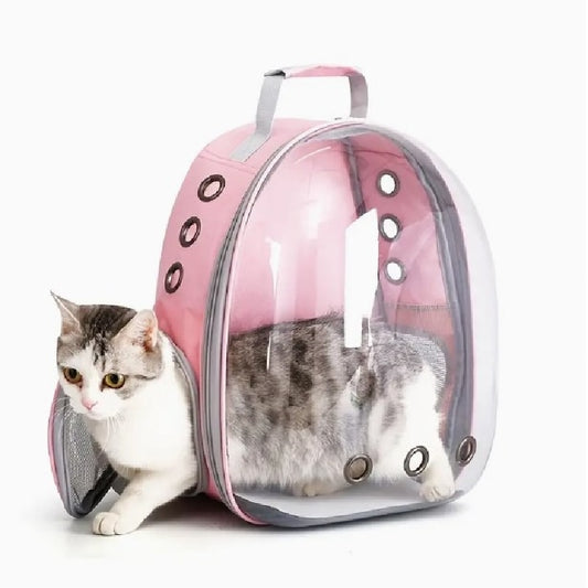 Astronaut Dog Cat Pink Carrier