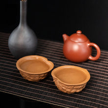 Load image into Gallery viewer, Purple sand bionic walnut host cup sample tea cup
