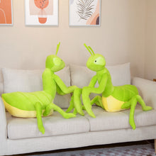 Load image into Gallery viewer, Kawaii Green Praying Mantis Plush Toy Simulation Stuffed Animal
