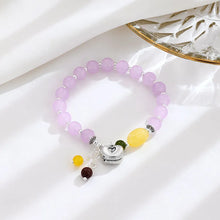 Load image into Gallery viewer, Natural Lavender Amethyst Single Circle Bracelet Bracelet Natural Beeswax S925 Silver Body Silver All the Best Bracelet
