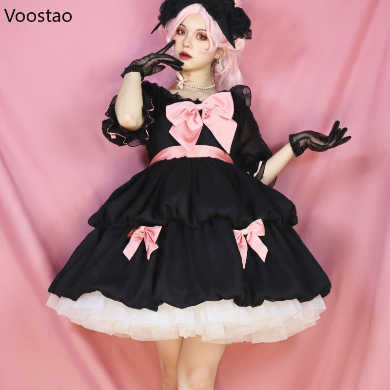 Japanese Gothic Lolita OP Dress