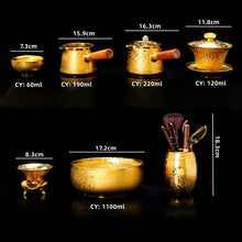 Load image into Gallery viewer, Luxury Kung Fu Traditional Tea Set High-end Bone China Teapot And Tea Cup

